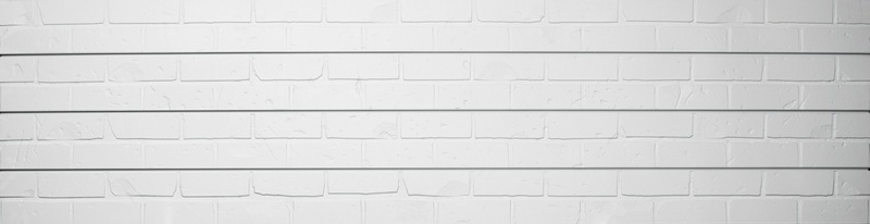 White Brick Textured Slatwall Panel